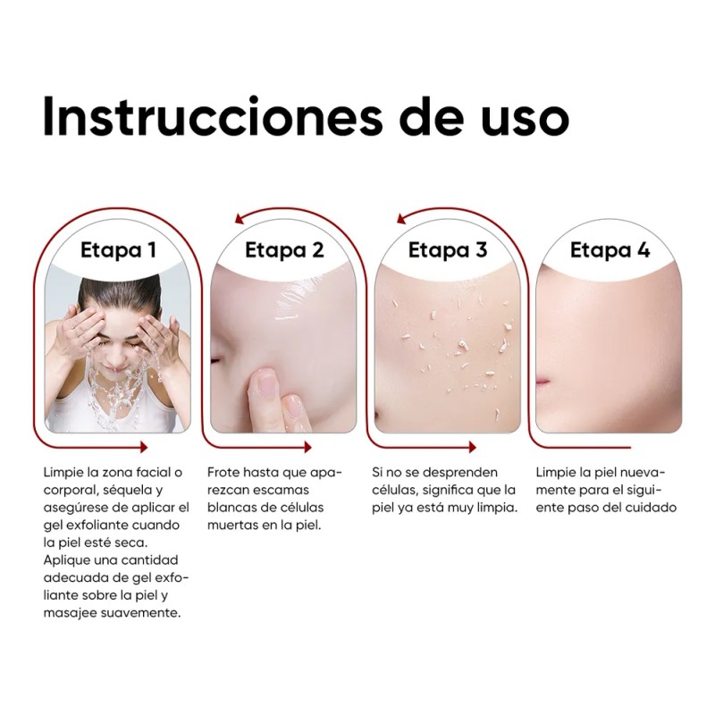 Kit De Cuidado De La Piel Exfoliante + Crema Iluminadora