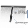 Anjinwiper Household Squeegee for Shower Glass Doors, Silicone Shower Squeegee