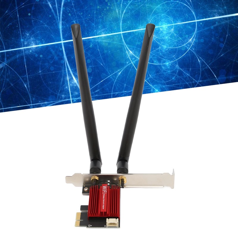 PCIE Network Card 2.4G 5G Dual Band Bluetooth 4.2 1200Mbps