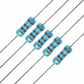 UMTMedia® 30pcs 470K ohm Ω - 1/2W Watt Metal Film Resistors 0.5 ±1% for Electronic, Arduino, or Raspberry PI Projects. Many Values Available