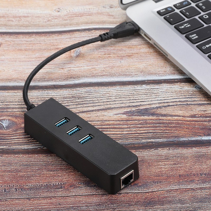 DM HE27 RTL8153 USB 3.0 Ethernet Converter Adapter with 3