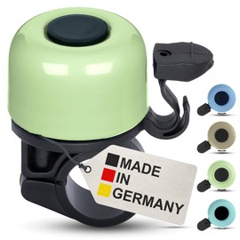 Children's Bicycle Bell – Pastel Green – Bicycle Bell Children Girls – Bell Bicycle Children, Bell Children's Bike, Children's Bicycle Bell, Bicycle Bell Girls – Made in Germany