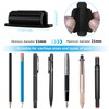 Viotim 10Pack Adhesive Pen Holder for Desk, Silicone Pen Holder