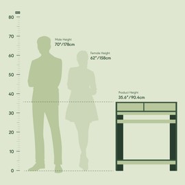 Furinno Simplistic A Frame Computer Desk, Regular, White