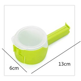 CHAMEEN Sealing Clips with Spout, Plastic Bag Clips, Sealing Clips for Food, Pack of 4