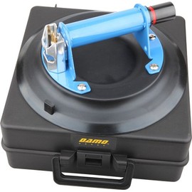 DAMO 10" Vacuum Suction Cup Heavy Duty Glass Lifter with Metal Handle and Hand Pump Suction Cups for Glass & Granite Lifting