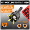 12-Piece Magnetic Nut Driver Set - Premium Impact Power Hex