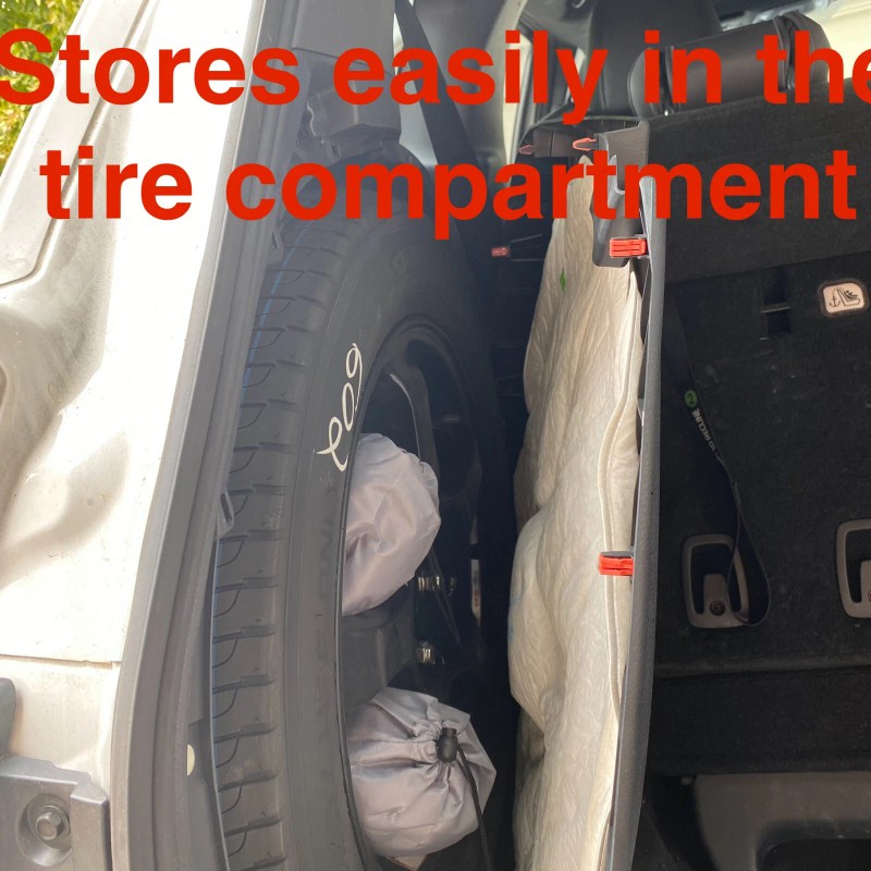 OPT7 NEW GRAY Inflatble ottoman seat footrest conversion w air