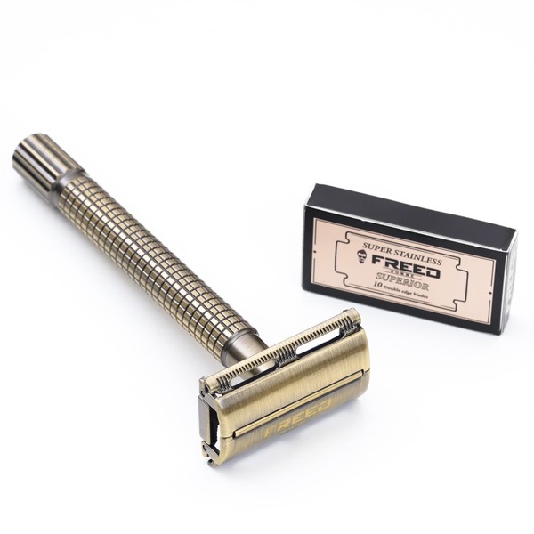 FREED Double Edge Safety Razo,single blade razor,Aluminum alloy material with