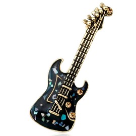 FAIRYGATE Musical Brooches for Women UK Vintage Ladies Brooches UK Cute Musical Instrument Badges Vintage Guitar Brooch Pins for Crafting Lapel Pin B3315