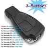 Heart Horse Remote Controls Key Replacements for Mercedes B C