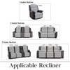 TOMORO Non-Slip Recliner Sofa Cover - 100% Waterproof Recliner Chair