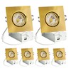 Wembanma 3 Inch Gimbal Recessed Light 8W 5CCT Selectable, 360°