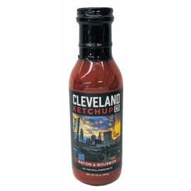 Cleveland Ketchup Co Bacon & Bourbon All Natural Ingredients Ketchup 12 oz