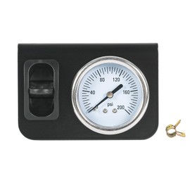 JDMSPEED in Cab Single Air Gauge Control Kit with Paddle Switch Air Suspension Controller 0-200psi