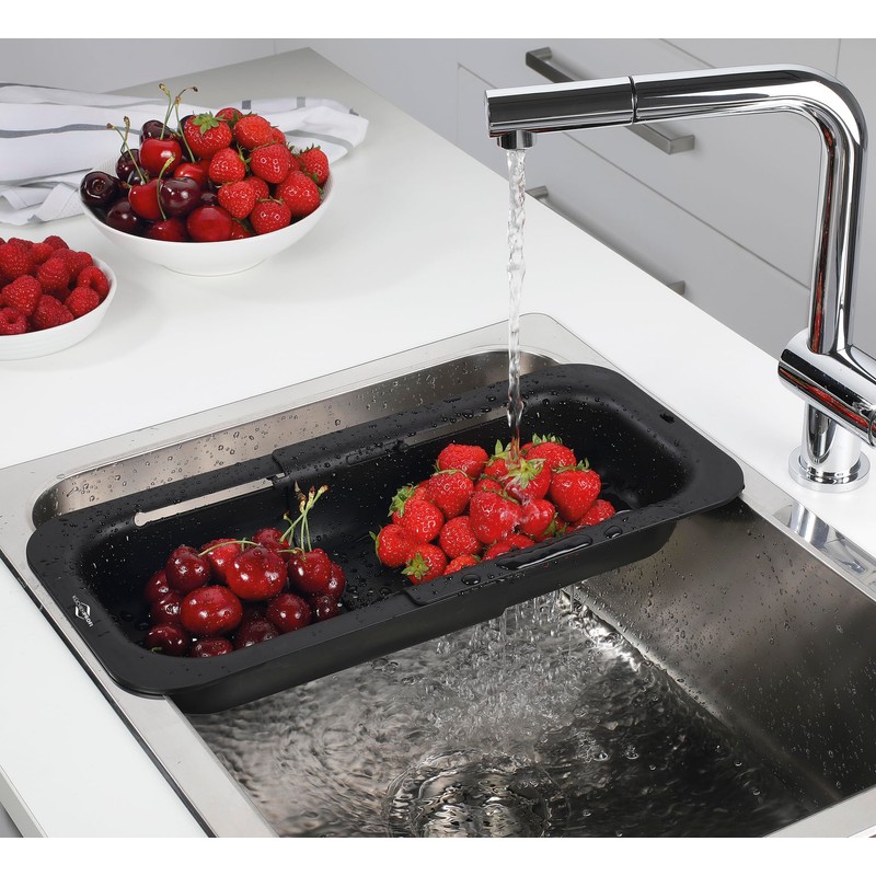 KÜCHENPROFI Extendable Sink Strainer, Universal Colander for All Sinks, for