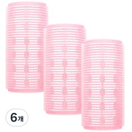 Seven Star Heat Conductive Gurf Long Type, Light Pink, 6 Pieces / 세븐스타 열전도 구르프 긴형 대, 연핑크, 6개