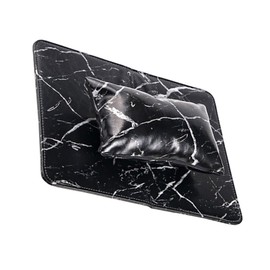 BIUDECO 1set Nail Art Hand Pillow Ergonomic Manicure Support Mat Stylish Design Reduces Wrist Fatigue for Nail Salons and Home Use Comfortable