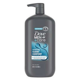DOVE MEN + CARE Dove Men+Care Body and Face Wash for Healthier and Stronger Skin Clean Comfort Effectively Washes Away Bacteria While Nourishing Your Skin 30 oz