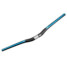 Carbon Fiber MTB Mountain Bike Handlebars CarbonBike Handlebars Riser 31.8 * 720mm 3K Glossy Blue Handlebars Riser