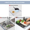 MECHEER Over The Sink Dish Drying Rack, Roll Up Dish