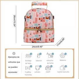 Peggs Hielera Para Leche Materna,bolsa De Almuerzo Térmica 3 En 1