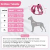 COMSLE Anti-Pull Dog Harness Small Medium Large Dog Pink S