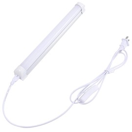 12inch 1200 LM LED Under Cabinet Light, T8 Integrated Tube Light Fixture for Utility Shop Light, Ceiling Lighting with ON/Off Switch Equ 50W 6000K 1-Pack (White 6000-6500K)