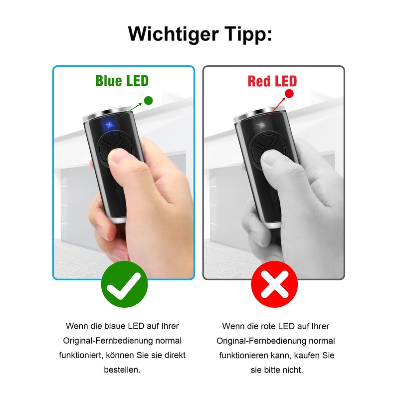 868MHz Garage Opener Remote Control, Handheld Transmitter HSE2-868-BS, HSE-4-868-BS, HS1-868-BS,