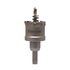 Starrett Carbide Tipped Hole Saw - CTD38 TCT Deep Cut Holesaw Cutter - For Metal Stainless Steel Iron Aluminium - 38mm