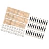 Cam Fittings Set with Dowel Pre Inserted Nut for Cabinet