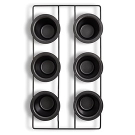 Mrs. Anderson's Baking 6-Cup Popover Pan, Carbon Steel with Non-Stick Coating, PFOA Free, 15.75 x 9 x 2.25-Inches