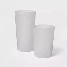Room Essentials - 20pc plastic dinnerware set - Grey - New