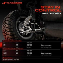 A-Premium - Juego de 2 bujes de barra estabilizadora trasera al marco, compatible con Ford Edge 2007-2010 y Lincoln MKX 2007-2010