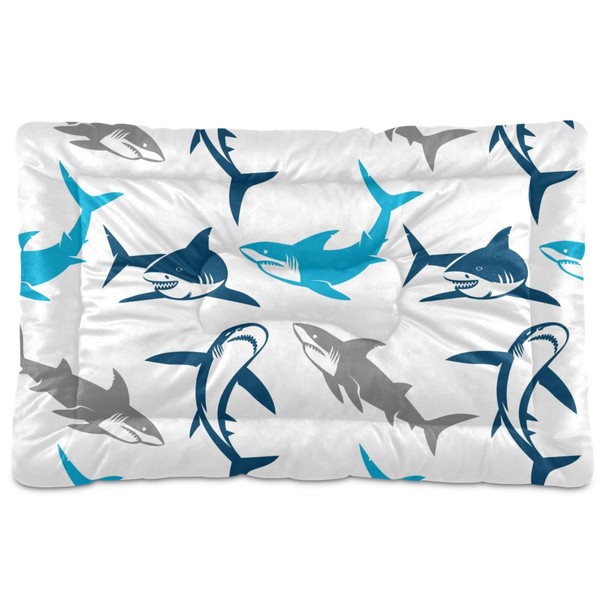 xigua Shark Pet Bed, Soft Anti-Slip Dog Cat Bed Pet