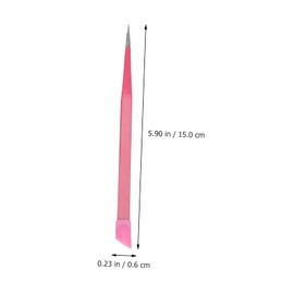 FOMIYES 3pcs Tweezers for Nail Art Premium Manicure Decal Pressing Tools Accessories for Professional and Home Use