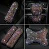Crystal Steering Wheel Cover Auto Shift Gear Cover Practical Durable