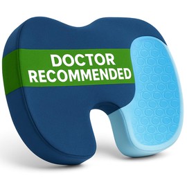 MALISA Wheelchair Cushion - Orthopedic, Pressure Relief Seat Cushions for Seniors, Adults, & Wheelchair Users - Gel Enhanced, Breathable, Ergonomic Design for Enhanced Comfort & Support