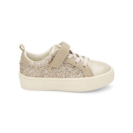 carter's Girls Perrie Sneaker, Gold, 9 Toddler