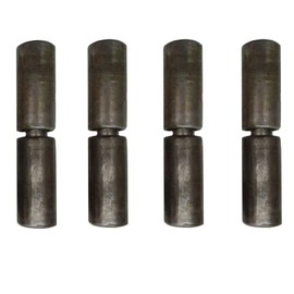 4Pcs Gate Hinges Heavy Duty Weld On Bullet Hinge Detachable Weldable Barrel Hinges for Bathroom, Kitchen, Warehouse Door(20 x 110mm)