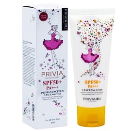 Privia V-Face Sunscreen 60ml 5ea