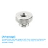 sourcing map Knurled Thumb Nuts, 8Pcs M4 Carbon Steel Nut