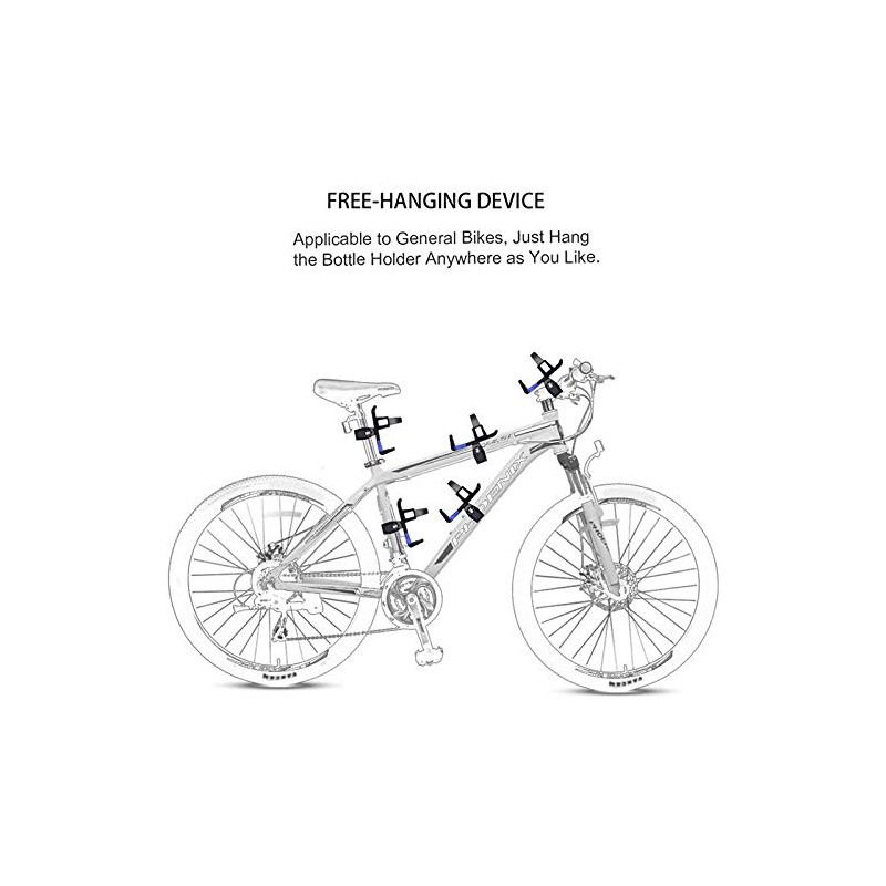 SakaSK Bicycle Drink Holder, Bottle Holder, 360 Degree Rotation, Cycle