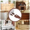10Pcs Drawer Slide Track Guide Glide with Drawer Guide Metal