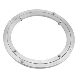 Aluminium Alloy Turntable Bearing, Heavy Duty Swivel Turntable Lazy Susan Rotating Bearing Turntable Round Dining Table Smooth Swivel Plate Hardware, 10"