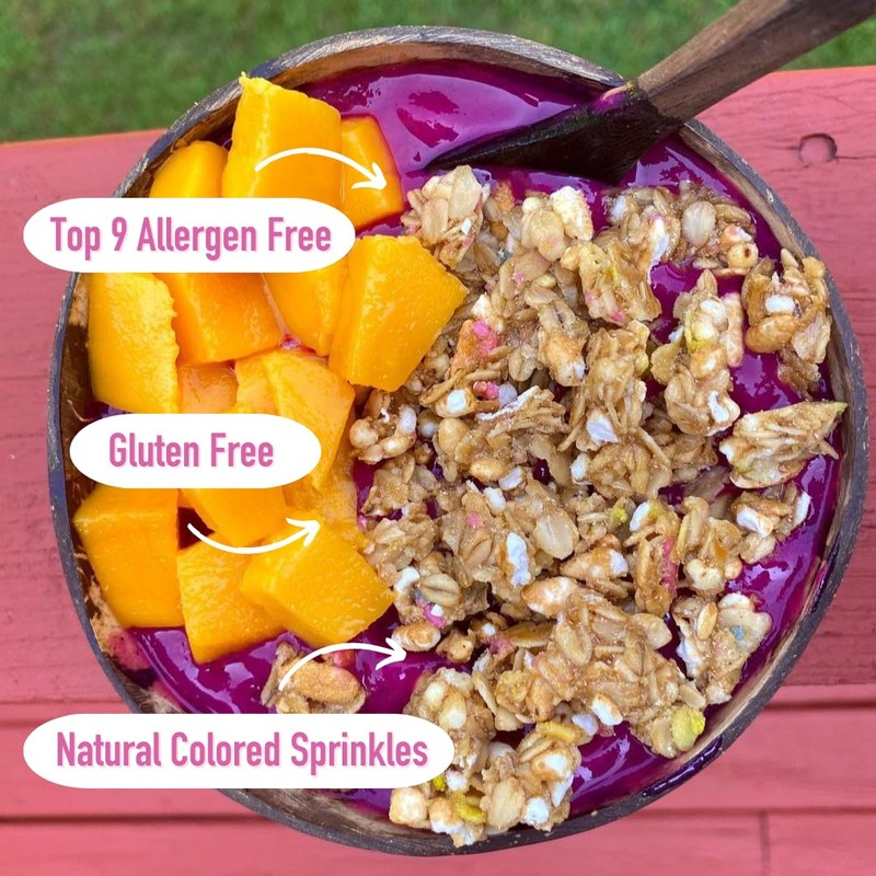 Safe + Fair Birthday Cake Granola – Gluten-Free, Vegan &