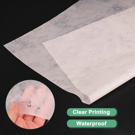 M METERXITY 60-Sheet Korean Cotton Wrapping Flower Paper, Waterproof Floral Wrapping Cotton Paper for Bouquets/Gift Packaging [Brown,Pink,Rose Red]