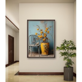 Leczany Cross Stitch Stamped Kit for Beginner - Birds and Flowers | DIY Embroidery Starter Patterns Craft Kit Needlepoint for Adults or Kids | 11CT, 3 Strands | 13x18.1 inches