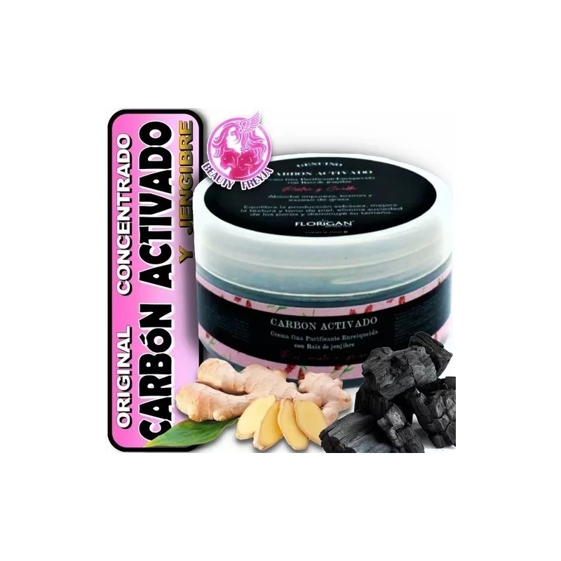 Florigan Crema Carbon Activado Jengibre Piel Grasa Florigan Original