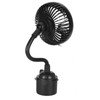 Car Fan Powerful Low Noise 3 Speeds Adjustable Portable USB